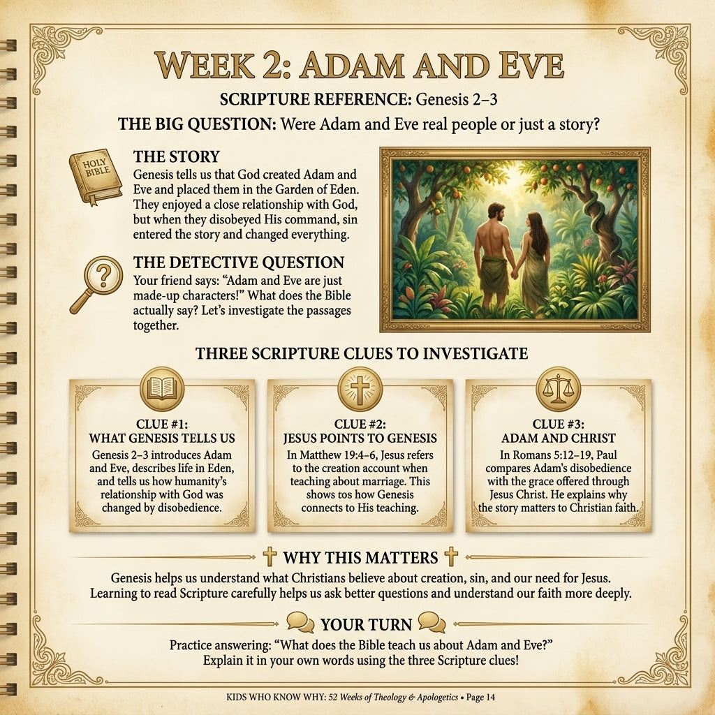 Kids Who Know Why: 52 Weeks of Theology & Apologetics