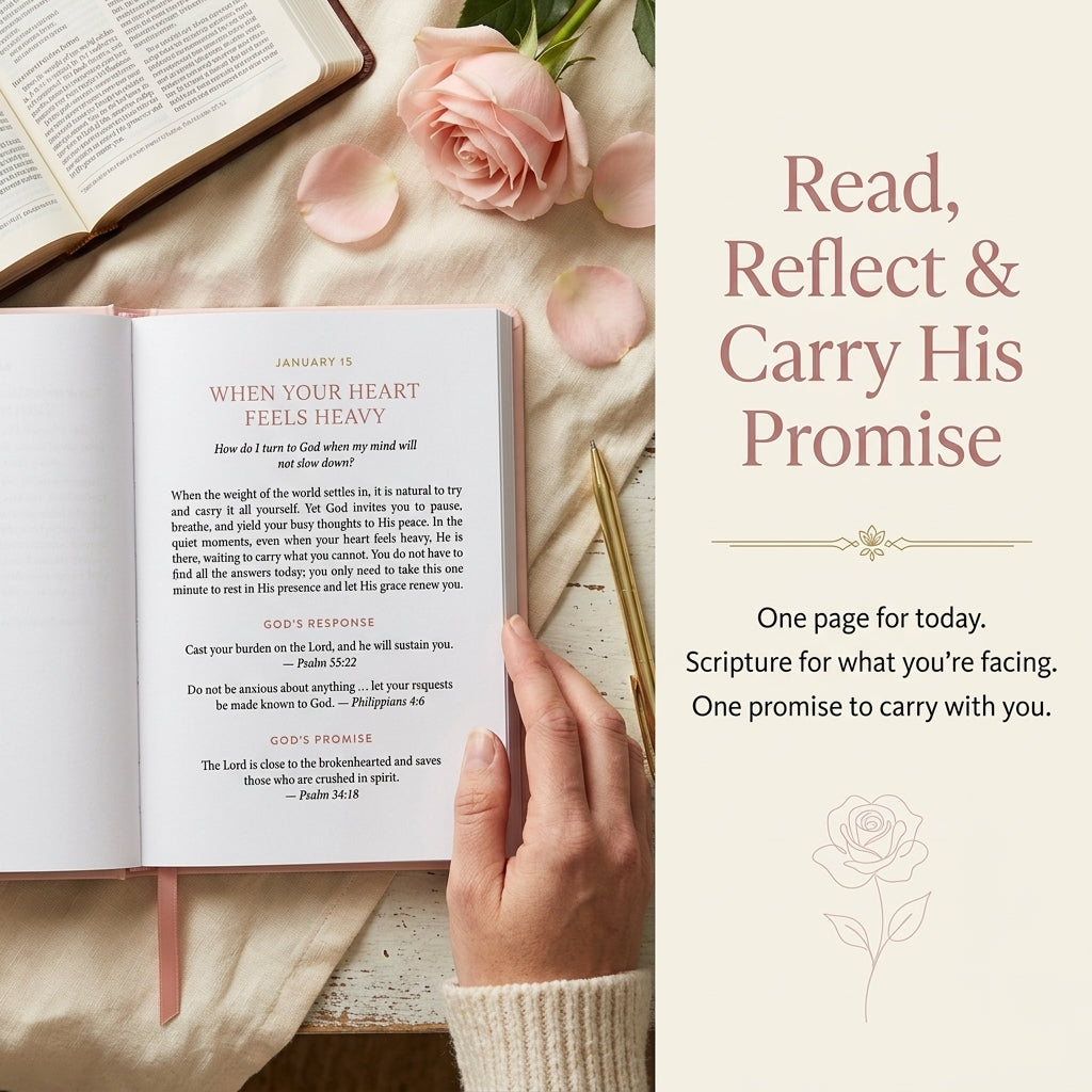 One Page with God: 365 Daily Devotions for Women