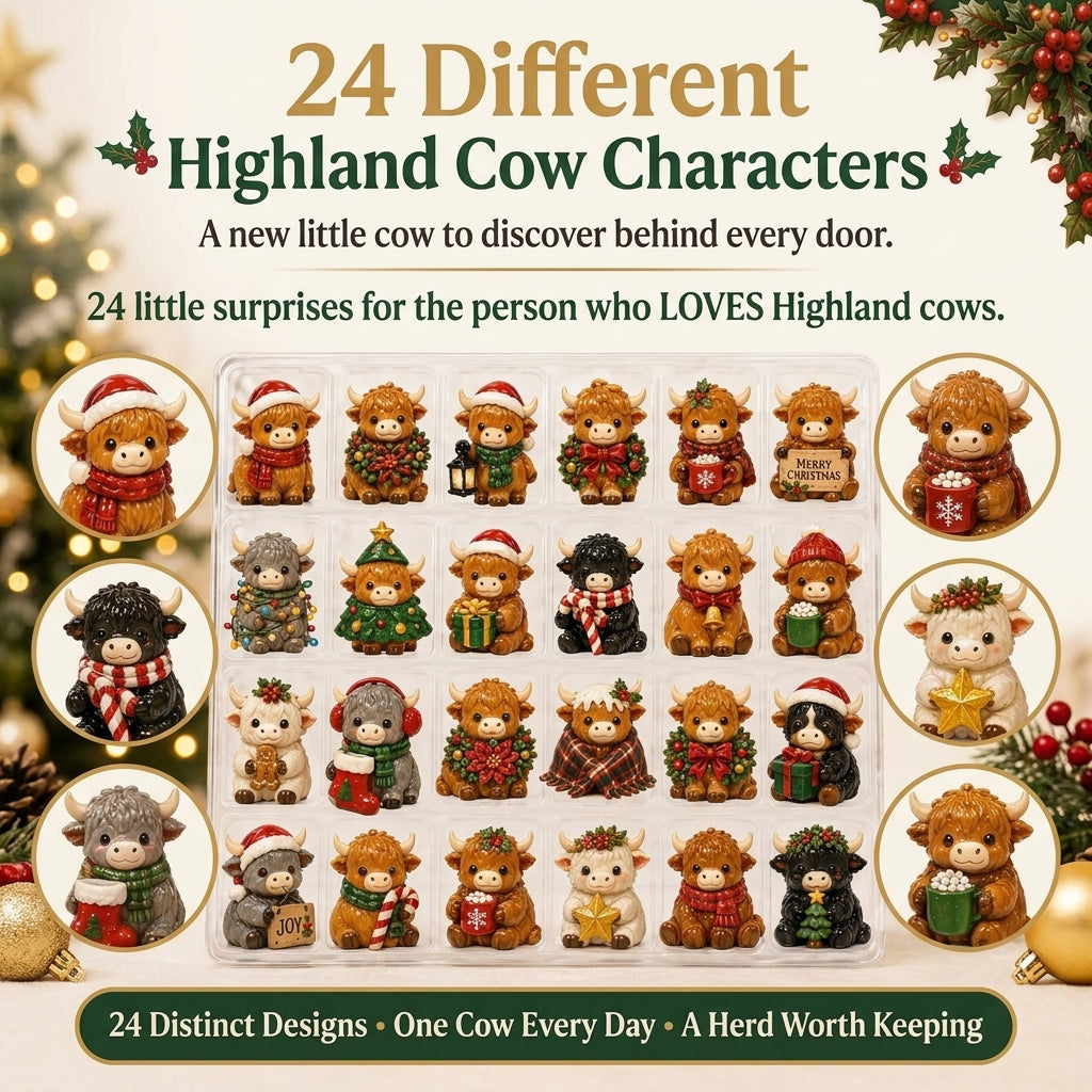 Little Highland Herd Advent Calendar