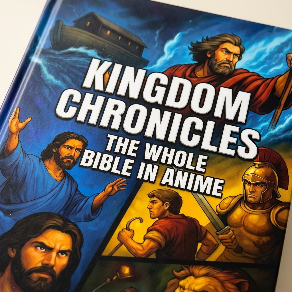 Too old for the storybook Bible. Not too old for this.