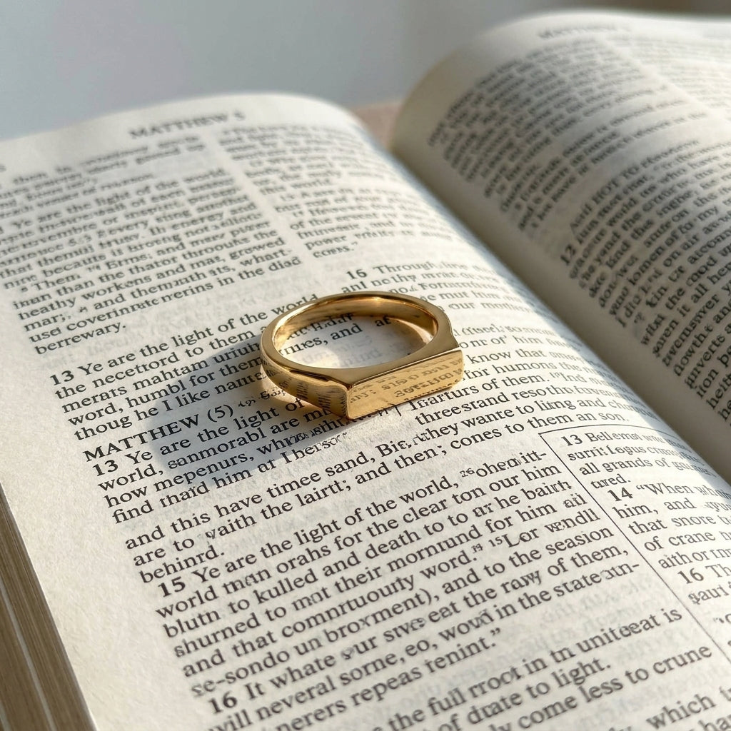 She'll open a plain ring. Then you'll show her the light.