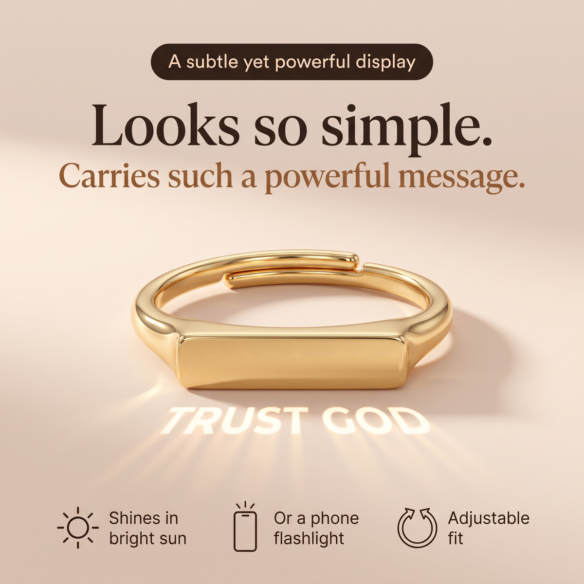 The Light of the World Ring