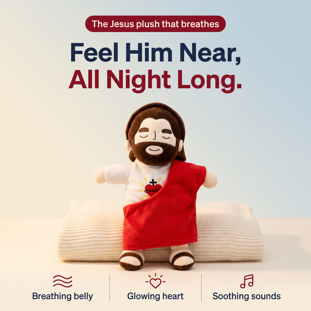 Breath of Peace Jesus Plush