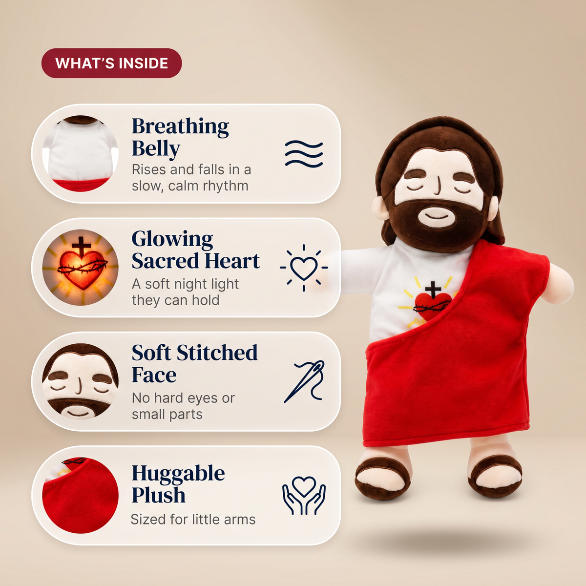 Breath of Peace Jesus Plush