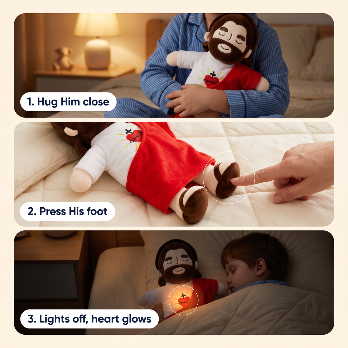 Breath of Peace Jesus Plush